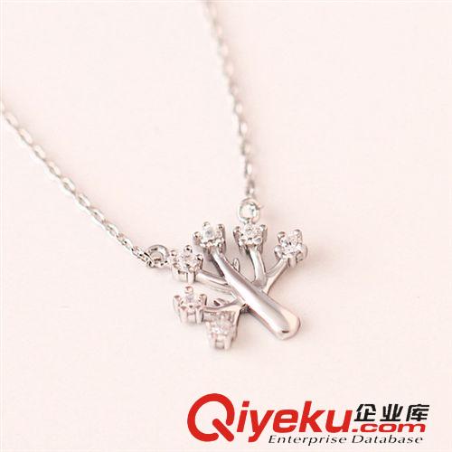 項鏈/吊墜/套鏈/配鏈 廠家直銷2014新款925純銀飾品套飾品素銀拉絲【六角星芒】項鏈