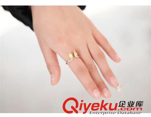 戒指 廠家直銷混批 法國設計師原創可愛立體兔耳朵925純銀戒指現貨批發原始圖片2