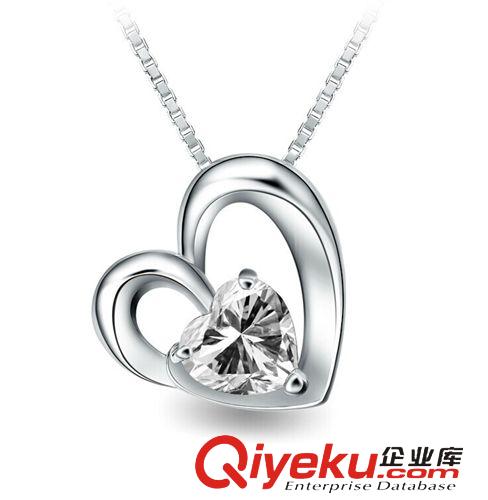 新品上架 新款韓版時尚韓國 925純銀飾品 八心八箭鉆心型小吊墜 銀飾品批發原始圖片2