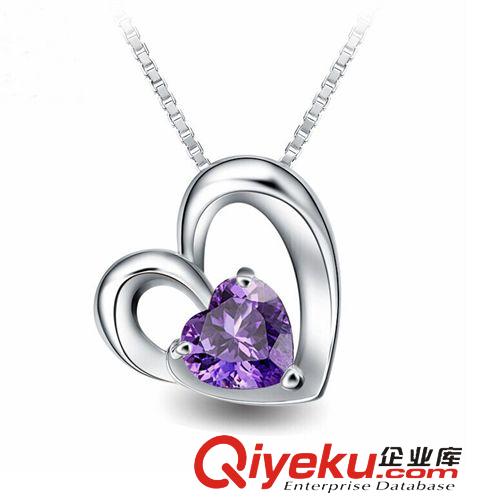 新品上架 新款韓版時尚韓國 925純銀飾品 八心八箭鉆心型小吊墜 銀飾品批發原始圖片3