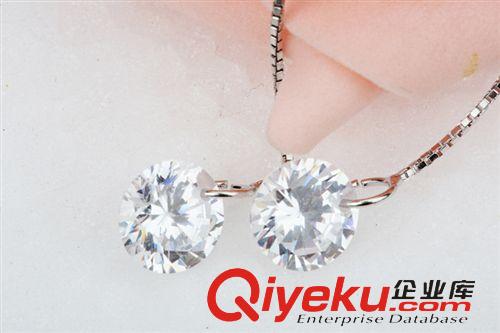 純銀專區(qū) 雅麗華韓國(guó)銀飾品 女式長(zhǎng)款吊3A鋯鉆 925純銀耳環(huán) 超長(zhǎng)耳線 耳釘