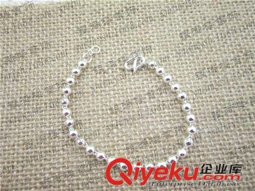 純銀飾品正品（假一賠十） 銀飾佛珠手鏈 情侶男女親子鏈女寶寶手飾 S990足銀飾品 滿額包郵原始圖片3