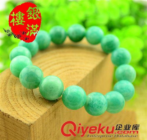 tr水晶寶石專區(qū) 批發(fā)4A級(jí)孔雀綠tr天河石手鏈 亞馬遜石 旺夫招財(cái) 水晶手鏈 男士