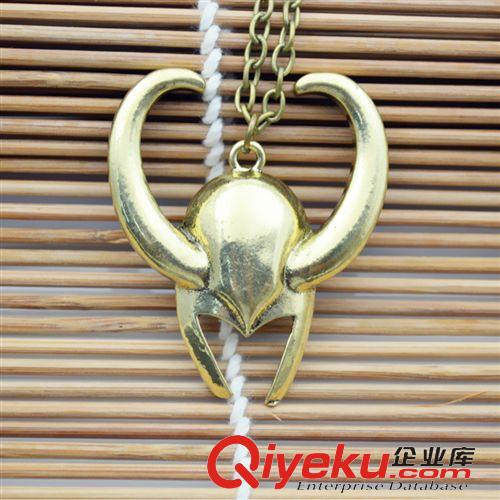 14年6月上新 omdy周邊 復(fù)仇者聯(lián)盟電影周邊 雷神面具吊墜項鏈批發(fā)原始圖片2