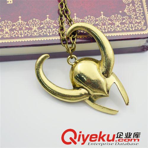 14年6月上新 omdy周邊 復(fù)仇者聯(lián)盟電影周邊 雷神面具吊墜項鏈批發(fā)原始圖片3