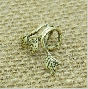 歐美系列 [熱]合金耳夾 歐美潮流朋克風(fēng)樹葉耳夾 耳骨夾 飾品 歐美外貿(mào)飾品原始圖片3