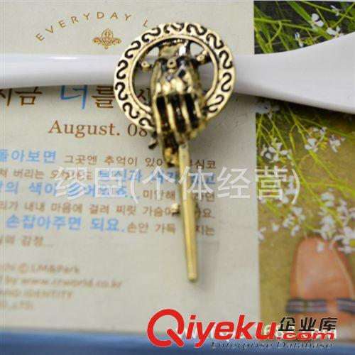 歐美系列 歐美飾品 冰與火之歌權(quán)力游戲國王權(quán)杖手胸針 徽章紀(jì)念 影視同款原始圖片2