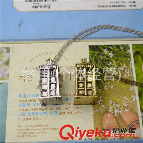 歐美系列 歐美飾品 神秘的博士項鏈新款 DoctorWho 經典仿古項鏈TARDIS項鏈原始圖片2