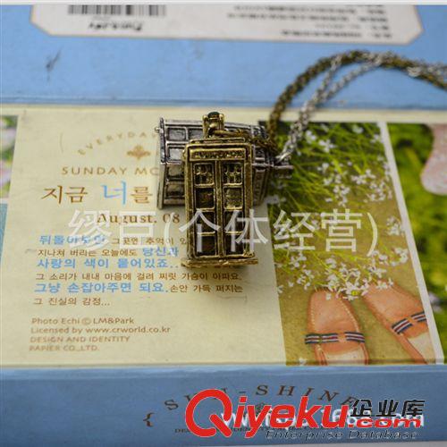 歐美系列 歐美飾品 神秘的博士項鏈新款 DoctorWho 經典仿古項鏈TARDIS項鏈原始圖片3