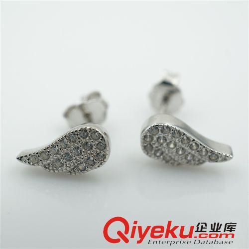 耳釘 ED-S06韓版925gd水鉆純銀首飾微鑲水晶鋯石熱銷飾品現貨批發
