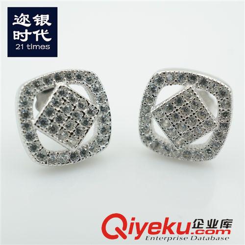 耳釘 ED-S10韓版925gd水鉆純銀首飾微鑲水晶鋯石熱銷飾品現貨批發