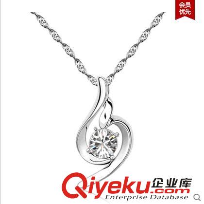 吊墜 21times 韓版時尚鍍925純銀柔美吊墜 生日禮物一件代發代理加盟