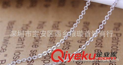 項鏈 韓國飾品 o字鏈  zp925純銀項鏈  單鏈配鏈 百搭
