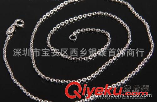 項鏈 韓國飾品  十字鏈 正品925純銀項鏈  單鏈配鏈 百搭原始圖片2