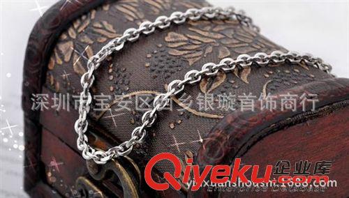 項鏈 韓國飾品  十字鏈 正品925純銀項鏈  單鏈配鏈 百搭原始圖片3