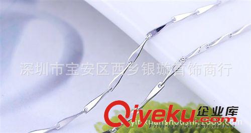 項鏈 韓國飾品 瓜子鏈 女款 zp925純銀項鏈 外貿批發 單鏈配鏈 百搭