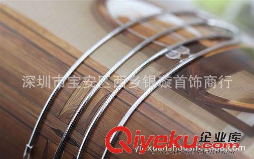項鏈 韓國韓版 女款 蛇骨鏈 純銀項鏈批發(fā) 歐美 zp925項飾銀 百搭