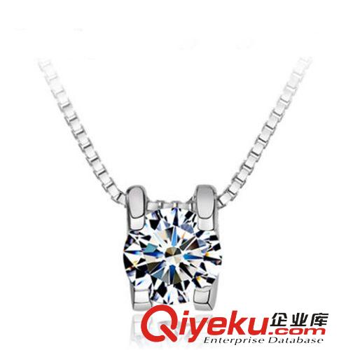 項(xiàng)鏈 zp925純銀韓版水晶吊墜首飾配飾品 工廠批發(fā)