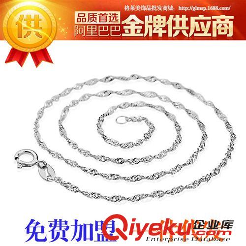 925純銀系列 韓國飾品 滿天星鍍銀 925純銀項鏈  單鏈配鏈 一件代發(fā)　免費加盟