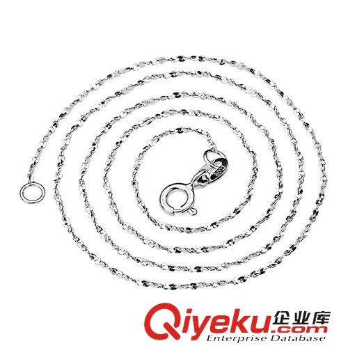 925純銀系列 韓國飾品 滿天星鍍銀 925純銀項鏈  單鏈配鏈 一件代發(fā)　免費加盟