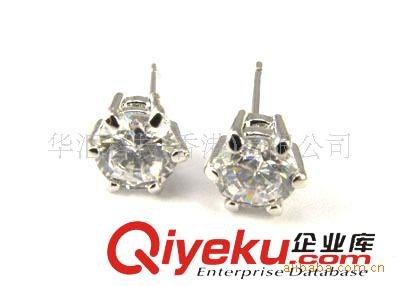 耳釘 JLOVE八心八箭瑞士鉆 情侶耳釘 耳環(huán)耳飾男女款外貿(mào)原單混批