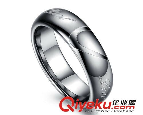 新款發(fā)布 免費(fèi)分銷(xiāo)代理飾品 心形拼接 創(chuàng)意鎢金情侶戒指 鎢鋼男女式對(duì)戒342原始圖片2