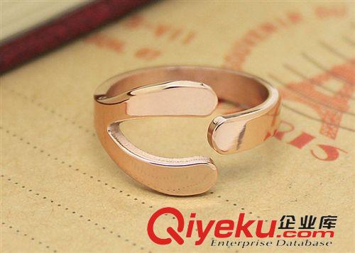 明星同款 韓劇繼承者們同款 玫瑰金 如愿骨戒指女指環(huán) 不掉色 精美禮物525原始圖片3