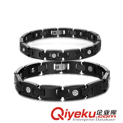 保健能量磁石手鏈 韓版時尚 exo 男女士保健磁石情侶鈦鋼手鏈 防輻射 抗疲勞4244