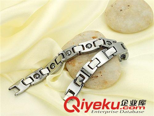 保健能量磁石手鏈 外貿(mào)首飾品 鎢鋼健康保健男士鎢金手鏈 防輻射抗疲勞 加盟代理024原始圖片3