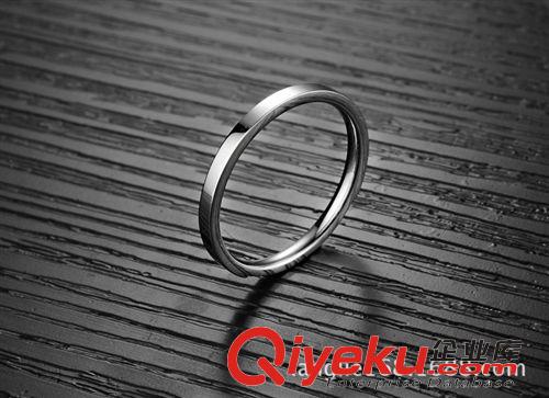 價格分類 鈦鋼戒指微鑲女生單戒鉑金版鑲鉆情人節送女友  批發