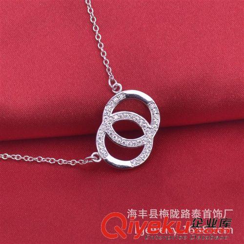 【十二月新品】 s925銀項鏈女吊墜短款鎖骨鏈配飾韓版時尚首飾正品禮物原始圖片2