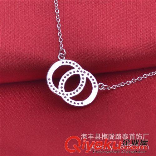 【十二月新品】 s925銀項鏈女吊墜短款鎖骨鏈配飾韓版時尚首飾正品禮物原始圖片3