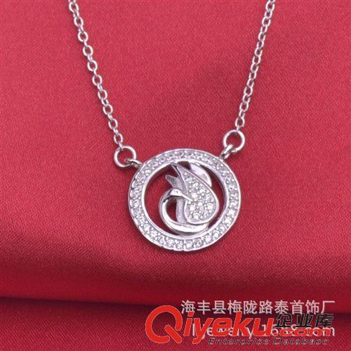 【十二月新品】 s925銀項鏈女吊墜短款鎖骨鏈配飾韓版時尚首飾正品禮物