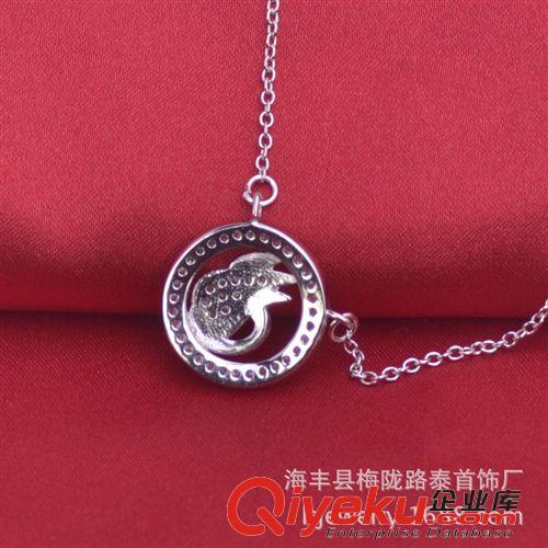 【十二月新品】 s925銀項鏈女吊墜短款鎖骨鏈配飾韓版時尚首飾zp禮物