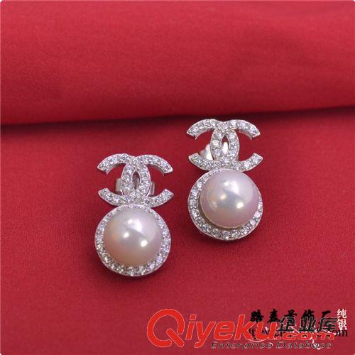 【十月新品】 LSE826 廠家直銷 珍珠飾品 925純銀飾品