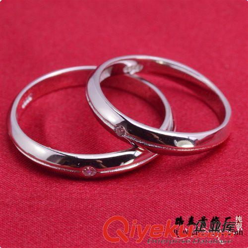 【八月新品】 LTR186 新款情侶對戒 925純銀情侶戒指 一件代發(fā)原始圖片3