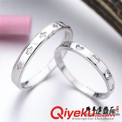 【情侶戒指】 路泰銀飾 實(shí)心實(shí)意s925純銀情侶男女對(duì)戒指生日禮物送女友可刻字原始圖片3