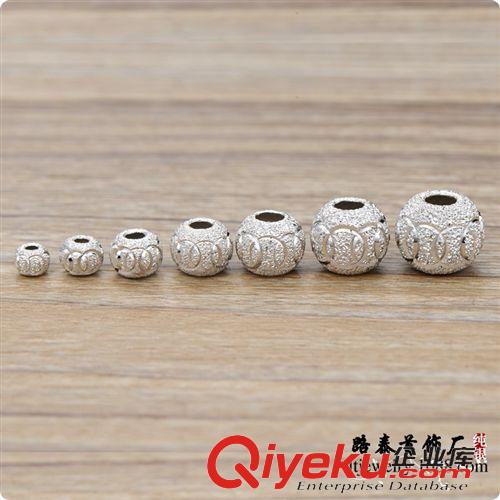 主題--轉運珠 925純銀散珠現貨批發 s925銀路路通轉運珠 防過敏鍍白金銀飾原始圖片2