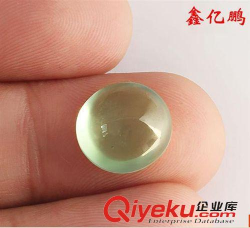 其它裸石 鑫億鵬珠寶 8.5克拉優(yōu)質(zhì)天然葡萄石裸石戒面 帶熒光正品 鑲嵌戒指原始圖片3