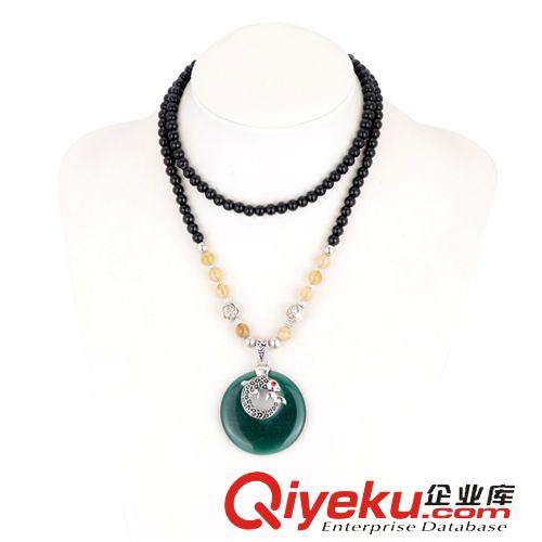 毛衣項鏈 女王風范春秋必備女士毛衣配飾毛衣鏈歐美范豹子頭長款針織項鏈