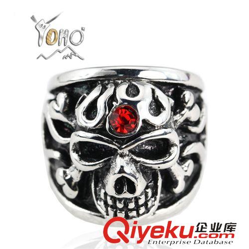 情侶系列 BOHO鈦鋼復(fù)古男士龍紅寶石戒指 歐美時尚潮流飾品 zp批發(fā) 爆款