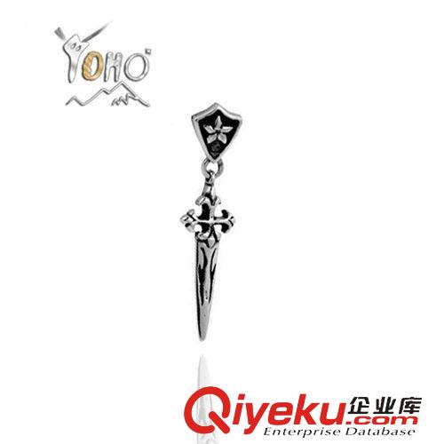 精鋼耳釘 BOHO鈦鋼潮人時尚個性情侶耳環(huán) 防過敏鑲寶石韓國風(fēng)耳環(huán) 廠家直銷