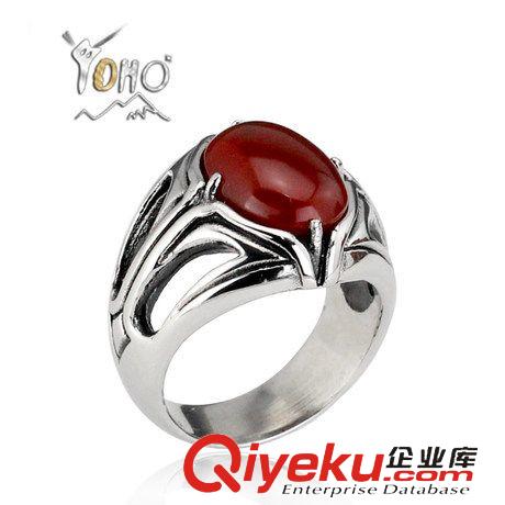精鋼戒指 BOHO男士韓版潮男戒指 個性霸氣復古鈦鋼飾品  歐美外貿飾品批發(fā)原始圖片2