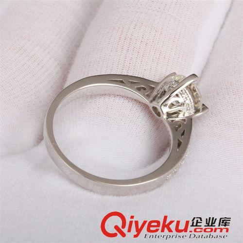 每月產(chǎn)品上新區(qū) 新款高碳鉆石戒指 純銀鍍金1克拉星光鉆鴿子仿真飾品女 代理加盟原始圖片2