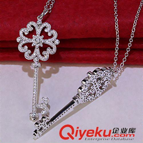 每月產(chǎn)品上新區(qū) 秋季流行新款宮廷花鎖匙毛衣鏈 明星同款純銀飾品批發(fā) 深圳廠家原始圖片3