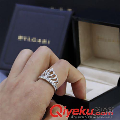 每月產(chǎn)品上新區(qū) 925純銀鑲鉆 公主版hg戒指環(huán) 食指女款韓版潮人 訂婚結婚戒原始圖片3