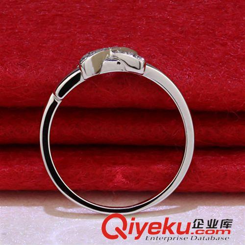 每月產(chǎn)品上新區(qū) 新品首飾批發(fā) gd925純銀八心八箭戒指 鑲鉆交叉鉆戒 婚慶禮品原始圖片3
