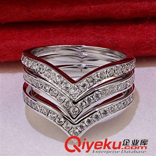 戒指區(qū) 熱銷時尚高碳鉆仿真鉆戒 925純銀鍍鉑金戒指女款 廠家批發(fā)定制
