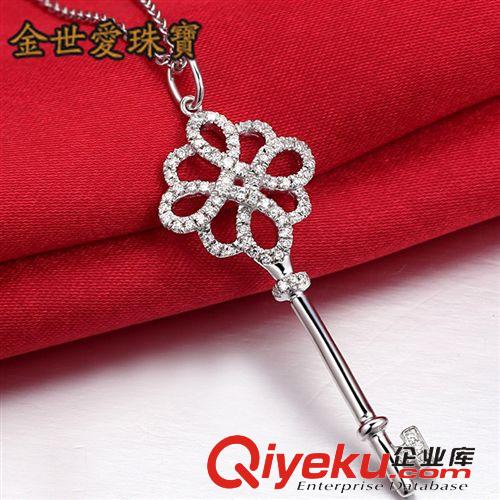 項鏈區 熱銷S925純銀鍍鉑金項鏈女 中國節項鏈復古長款飾品 網絡代理加盟