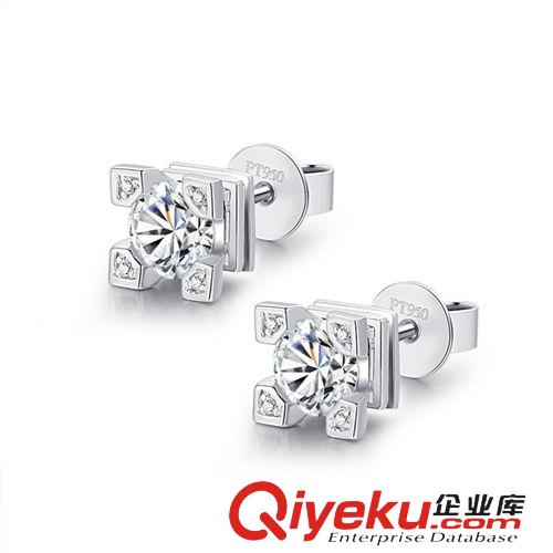套裝區(qū) 微鑲高碳鉆仿真鉆石耳釘 925純銀鍍鉑金耳釘耳環(huán)女埃菲爾鐵塔飾品原始圖片3